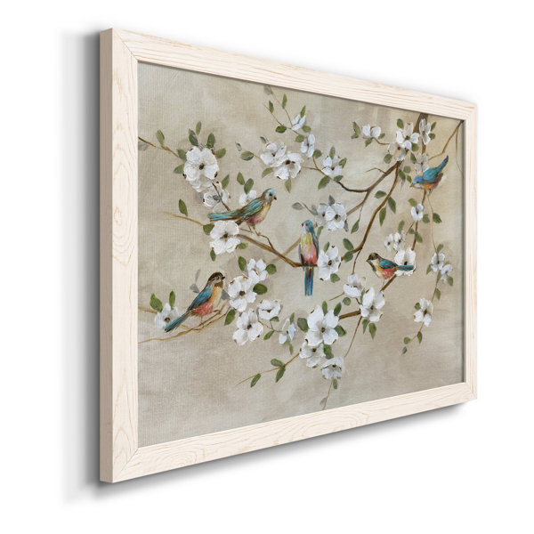 Winston Porter Birds Of A Feather Picture Frame Painting on Canvas